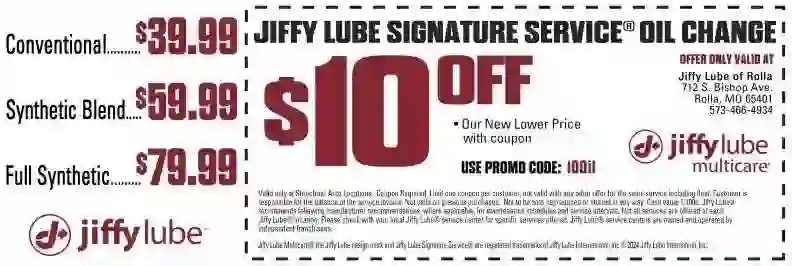 How Much is an Oil Change at Jiffy Lube